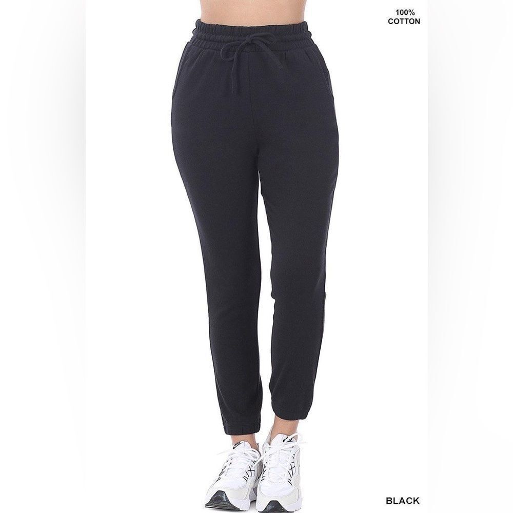 Black Jogger Track Pants